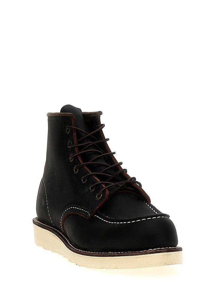 Classic Moc Boots, Ankle Boots Black