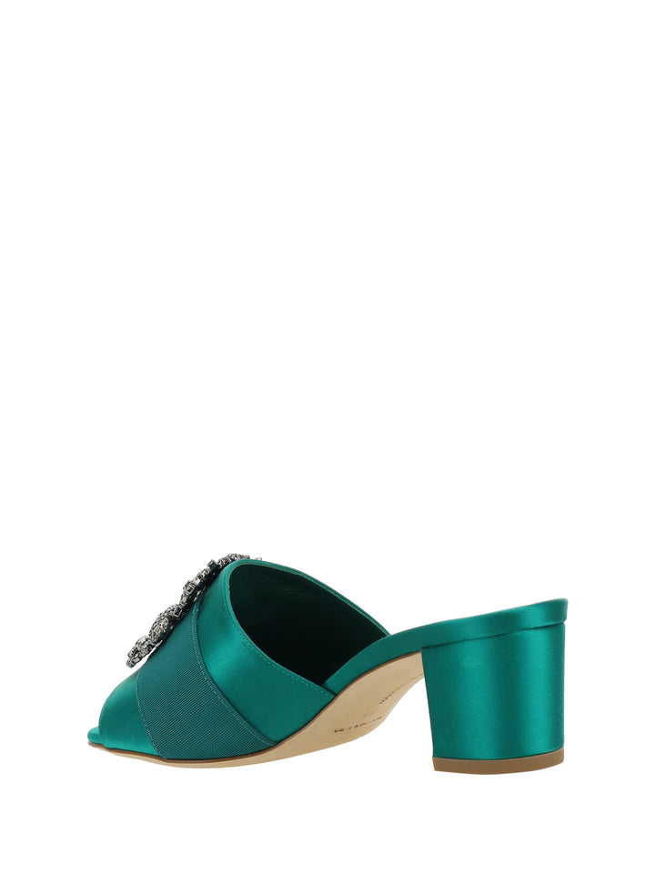 MARTANEW NEWTON SATIN 050 MULE SHOES