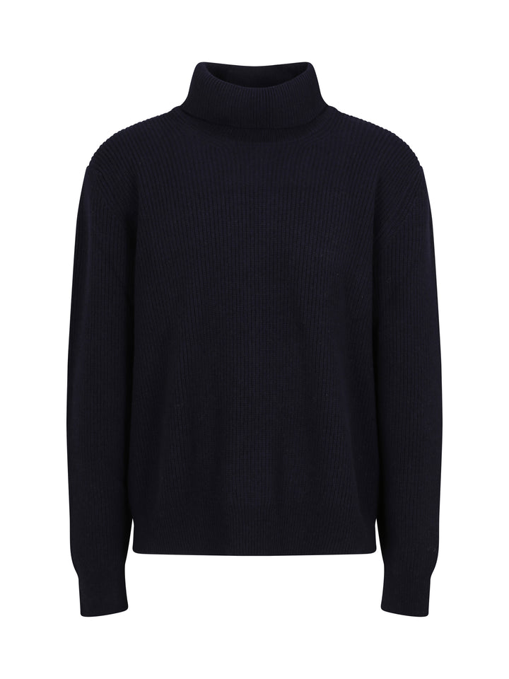 Ribbed wool and cashmere sweater