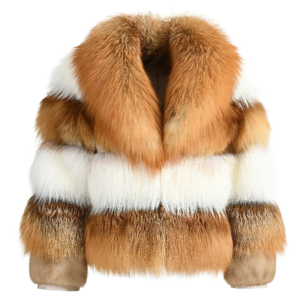 Luxury Jacket in Red Fox Fur