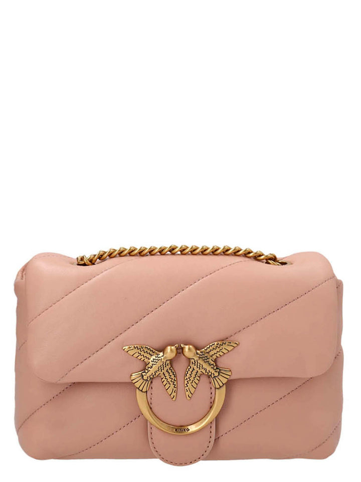 Love Classic Puff Crossbody Bags Pink