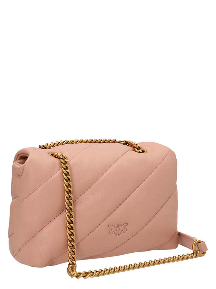 Love Classic Puff Crossbody Bags Pink