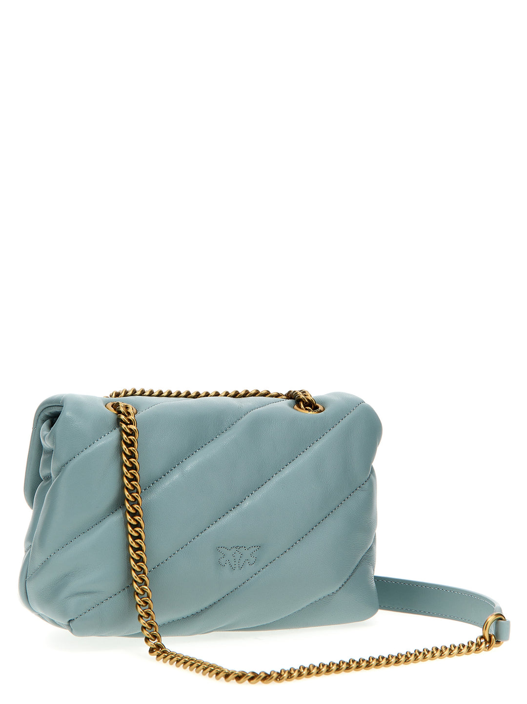 Love Mini Puff Crossbody Bags Gray