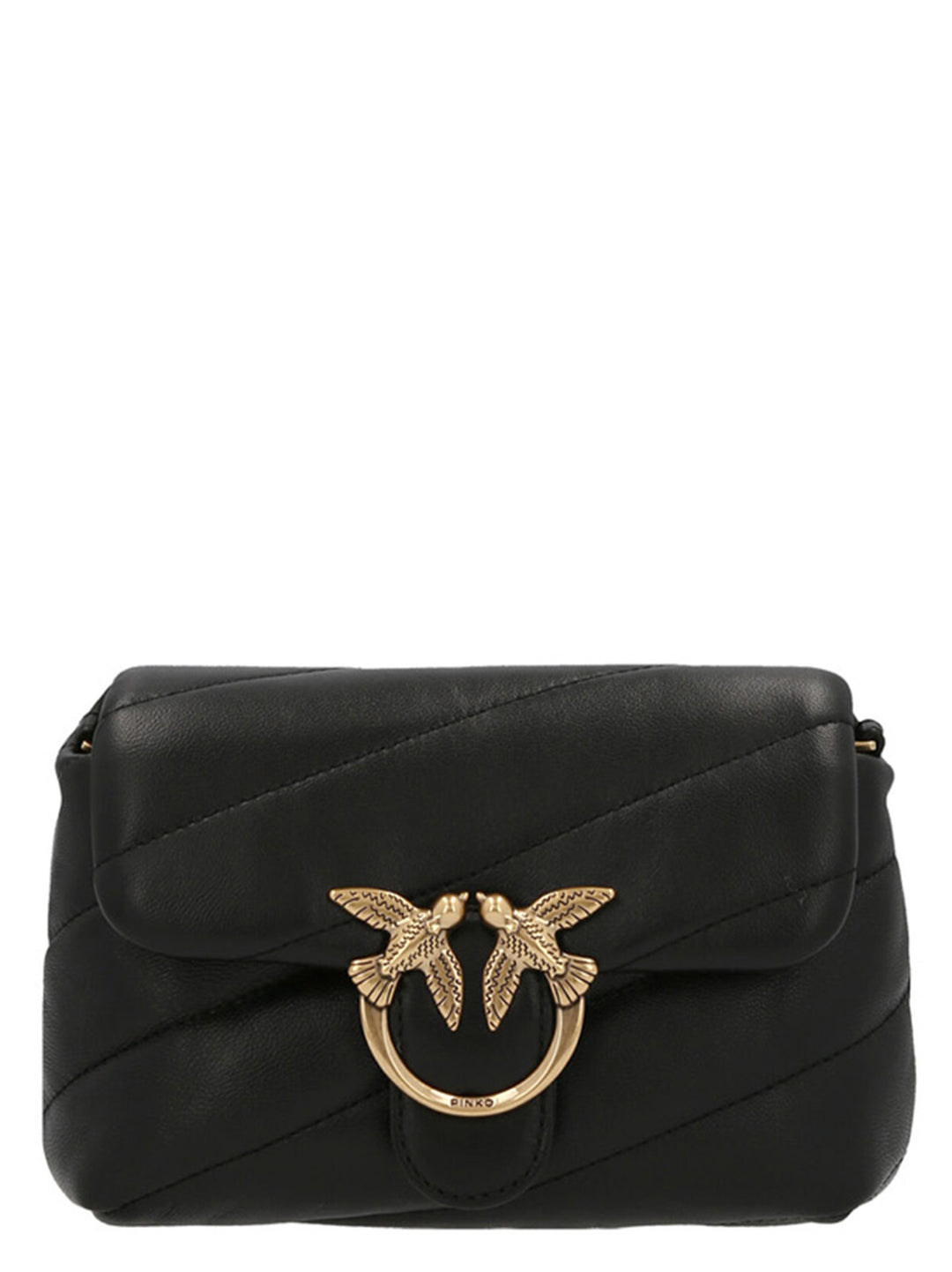 Love Baby Puff Crossbody Bags Black