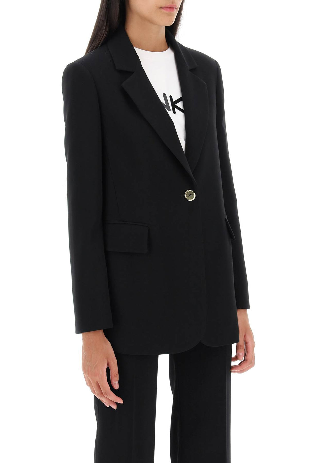 Gaeta Blazer In Stretch Crepe - Pinko - Women