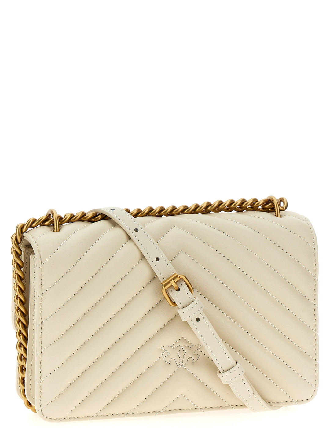 Mini Love Bag One Crossbody Bags White