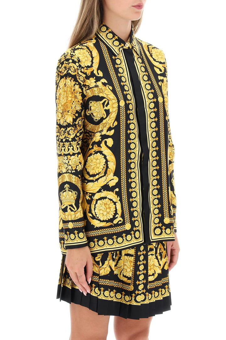 Barocco Silk Shirt - Versace - Women