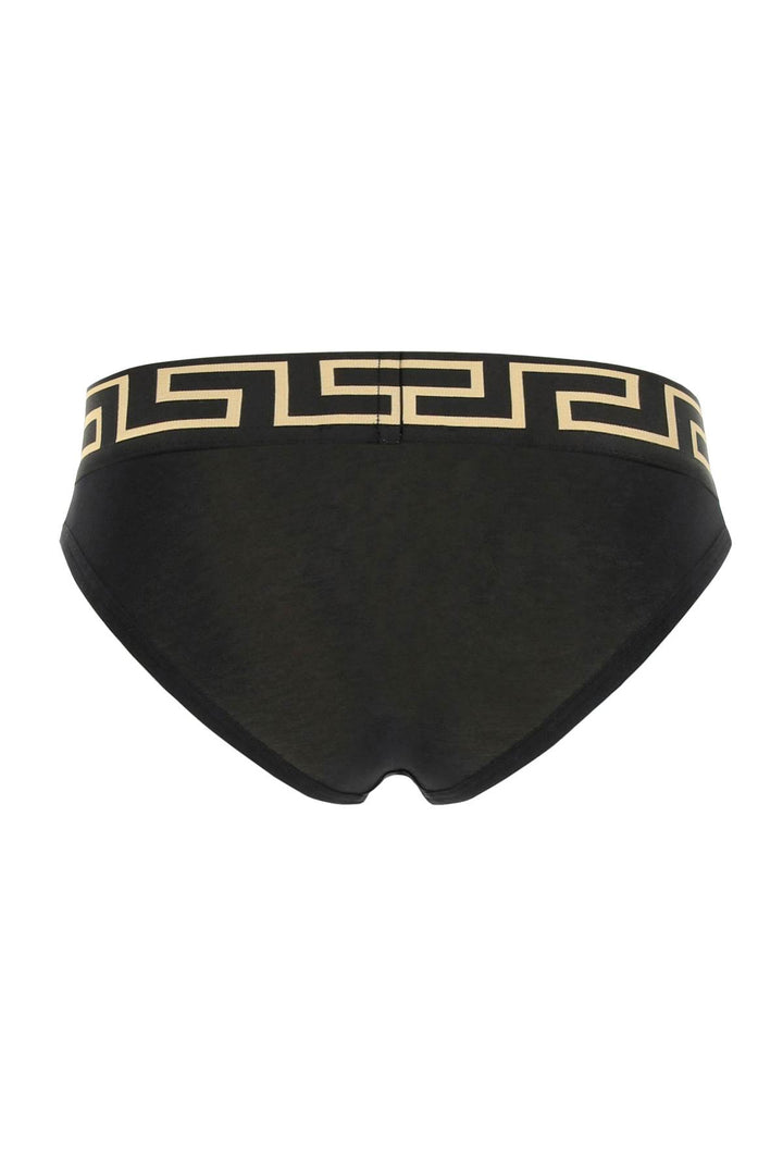 Greca Border Briefs - Versace - Women