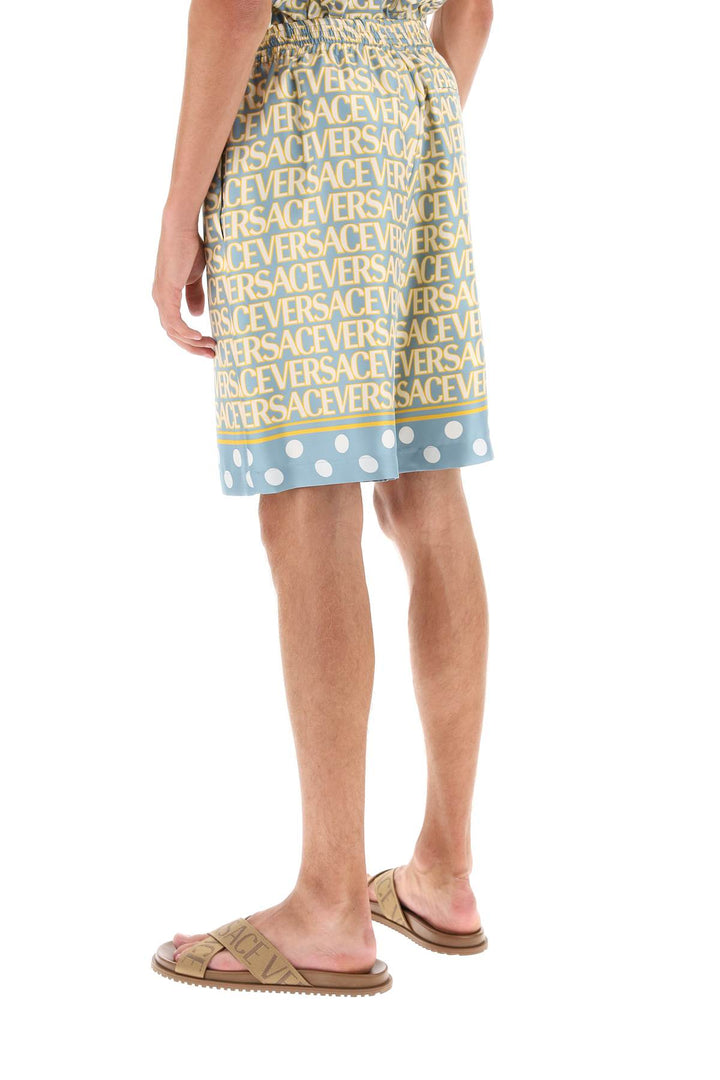 Versace Allover Silk Shorts - Versace - Men