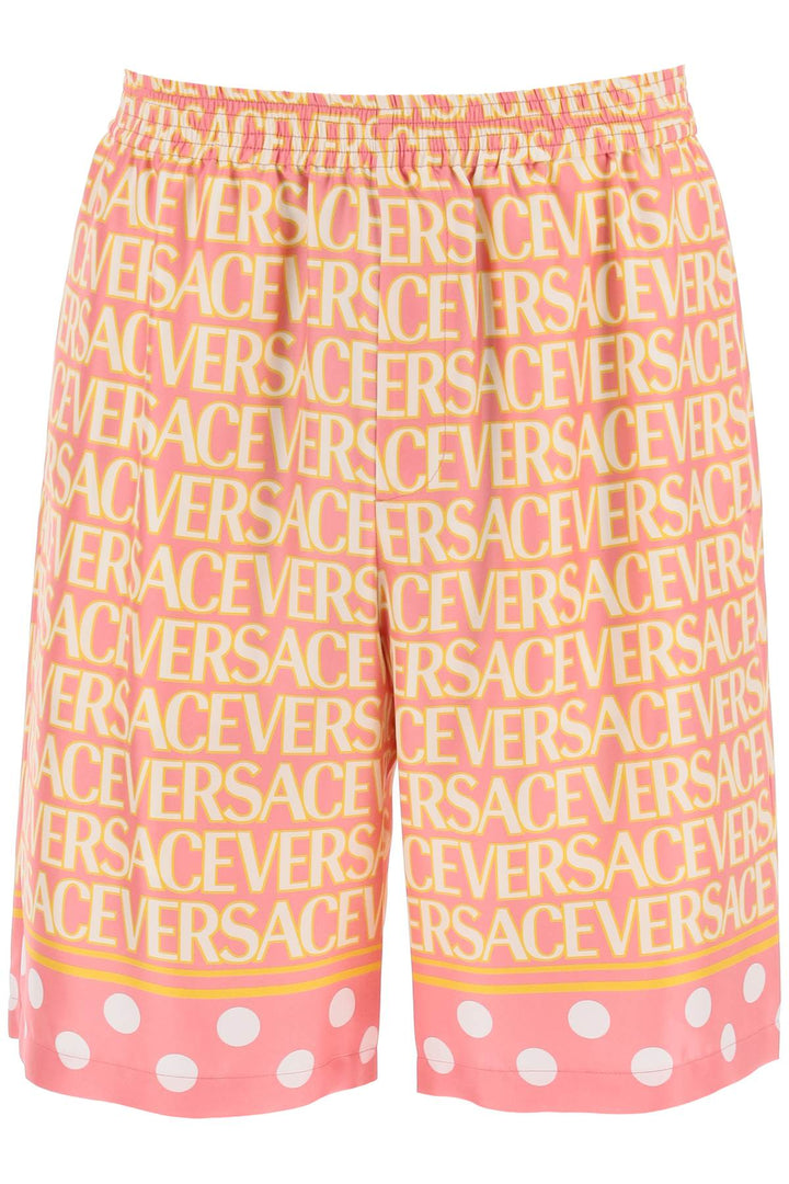 Versace Allover Silk Shorts - Versace - Men