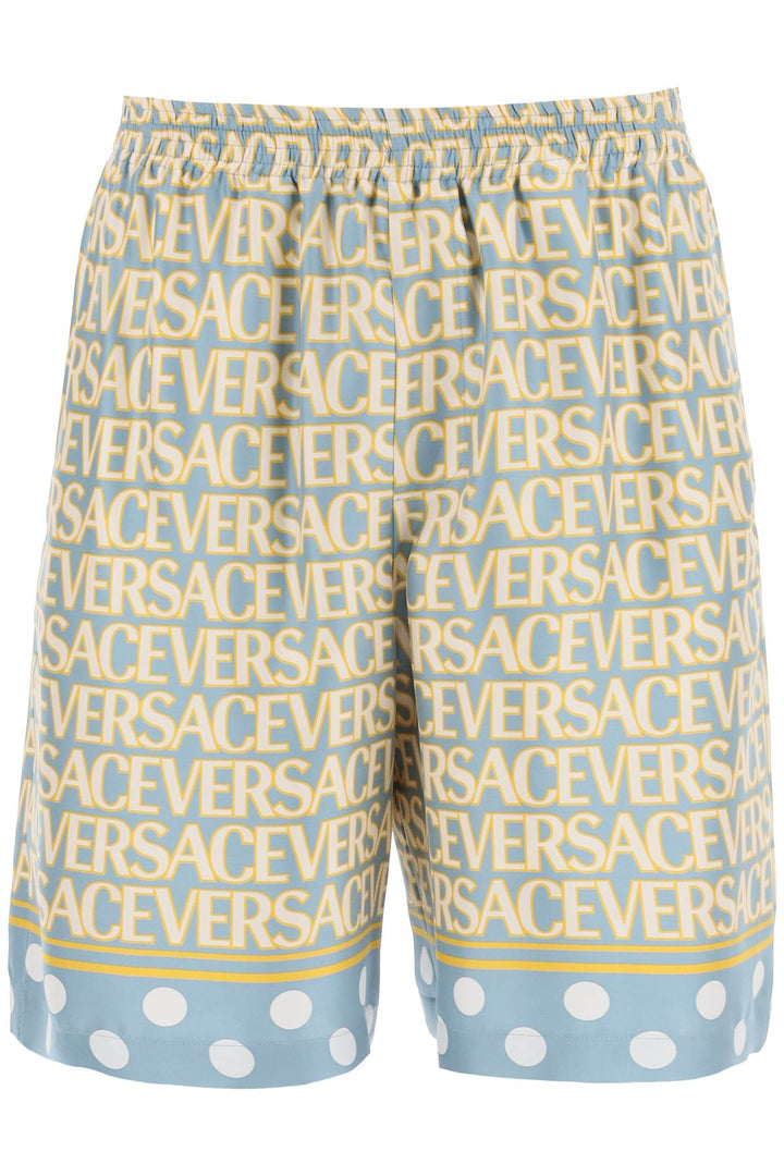 Versace Allover Silk Shorts - Versace - Men