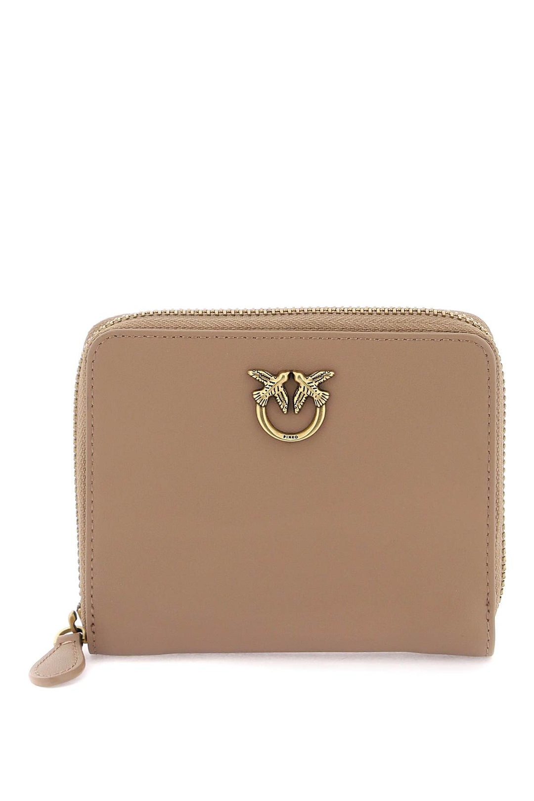 Leather Zip Around Wallet - Pinko - Women