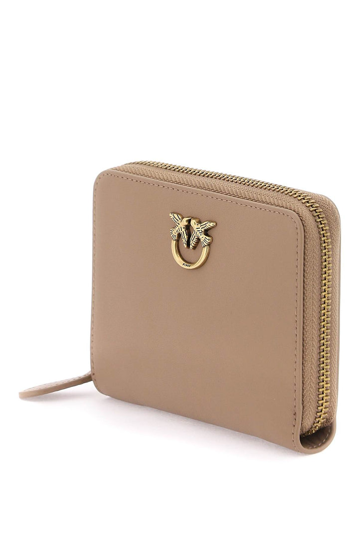 Leather Zip Around Wallet - Pinko - Women