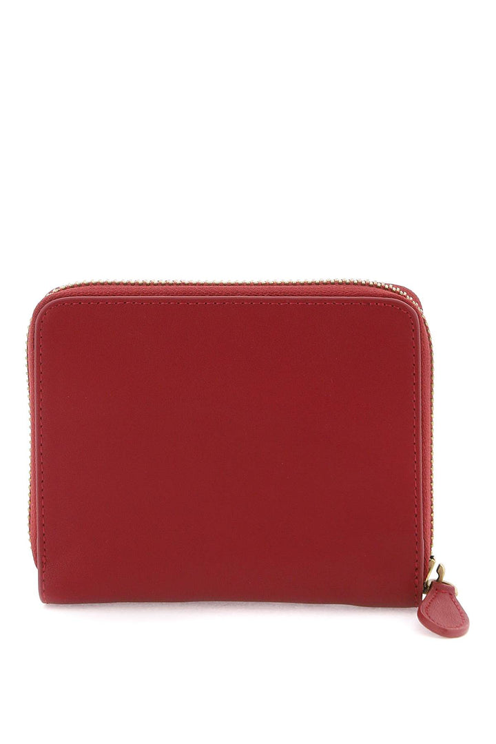 Leather Zip Around Wallet - Pinko - Women