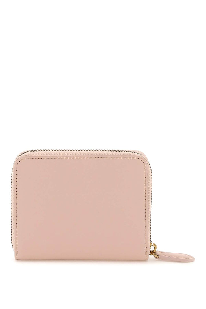 Leather Zip Around Wallet - Pinko - Women