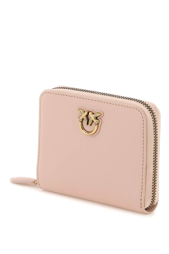 Leather Zip Around Wallet - Pinko - Women