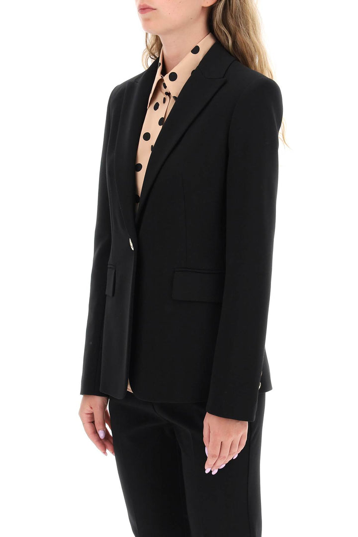 'Signum' Single Breasted Blazer In Milano Stitch - Pinko - Women