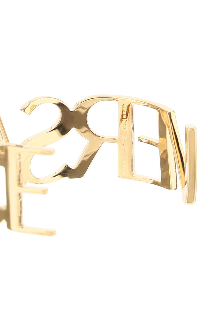 Stiff Logoed Bracelet - Versace - Women