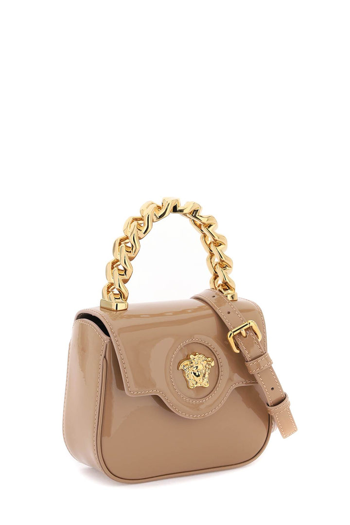 Patent Leather 'La Medusa' Mini Bag - Versace - Women