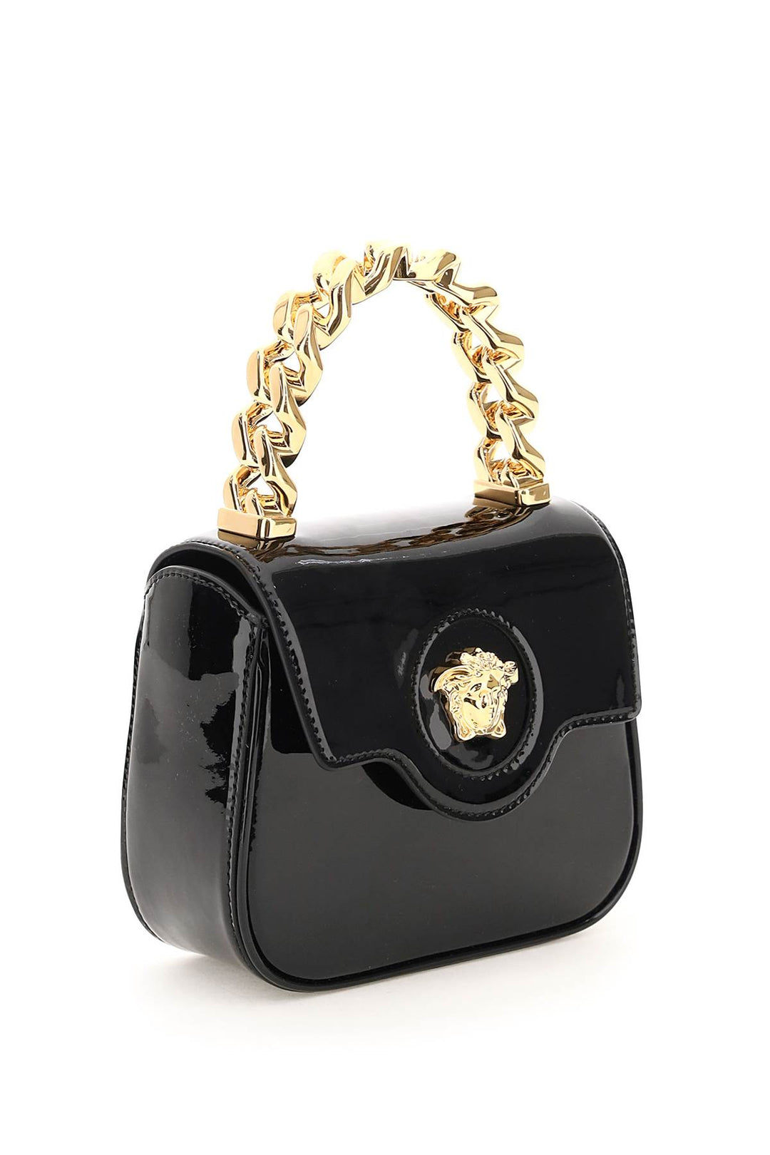 Patent Leather 'La Medusa' Mini Bag - Versace - Women