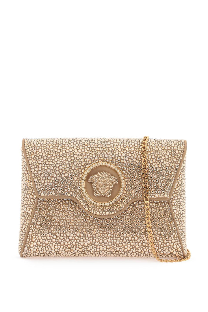 La Medusa Envelope Clutch With Crystals - Versace - Women