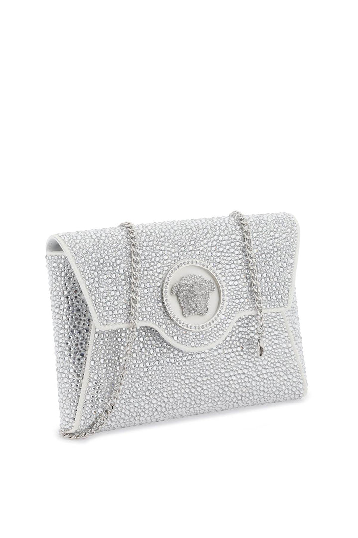 La Medusa Envelope Clutch With Crystals - Versace - Women