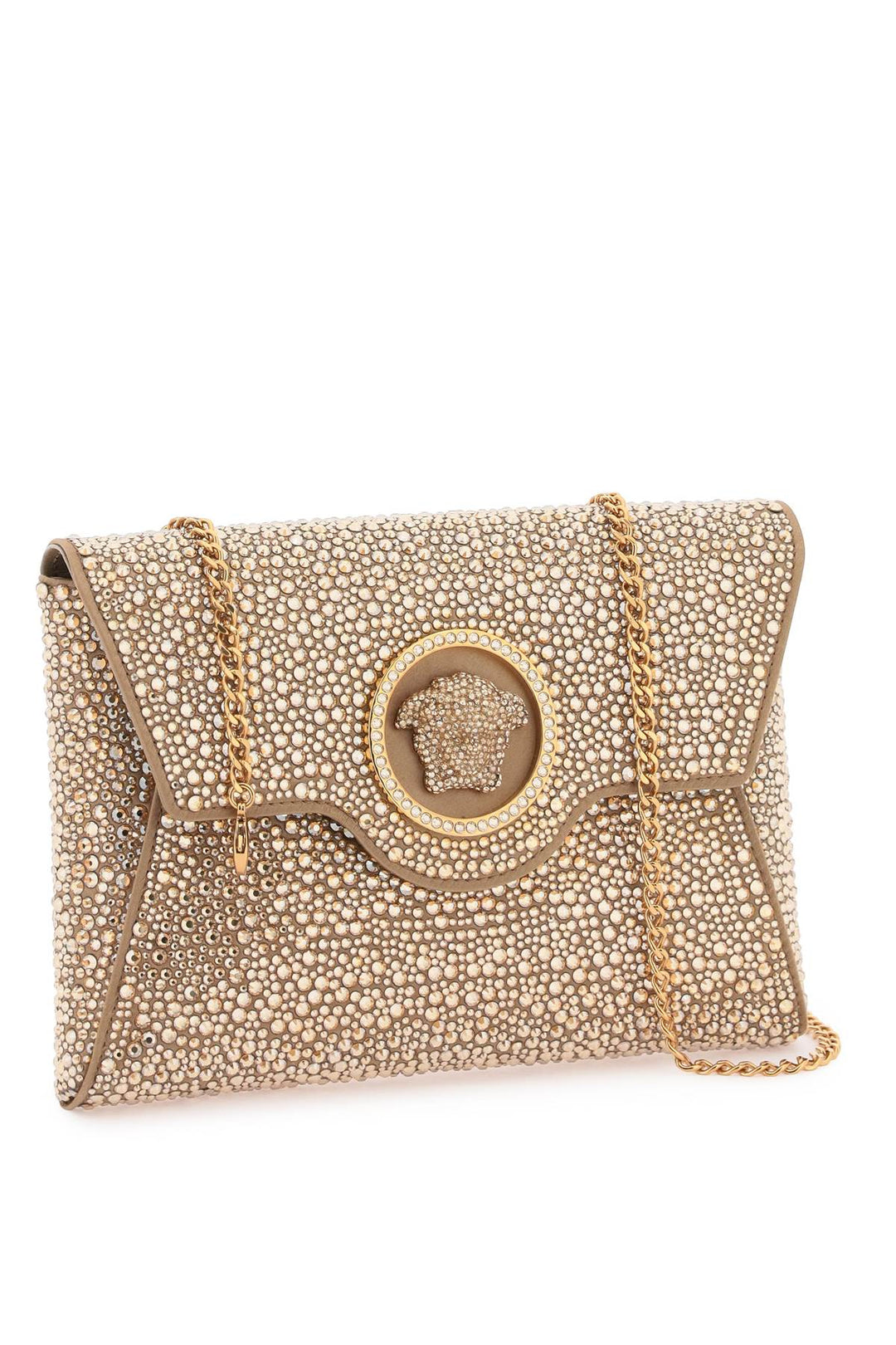 La Medusa Envelope Clutch With Crystals - Versace - Women