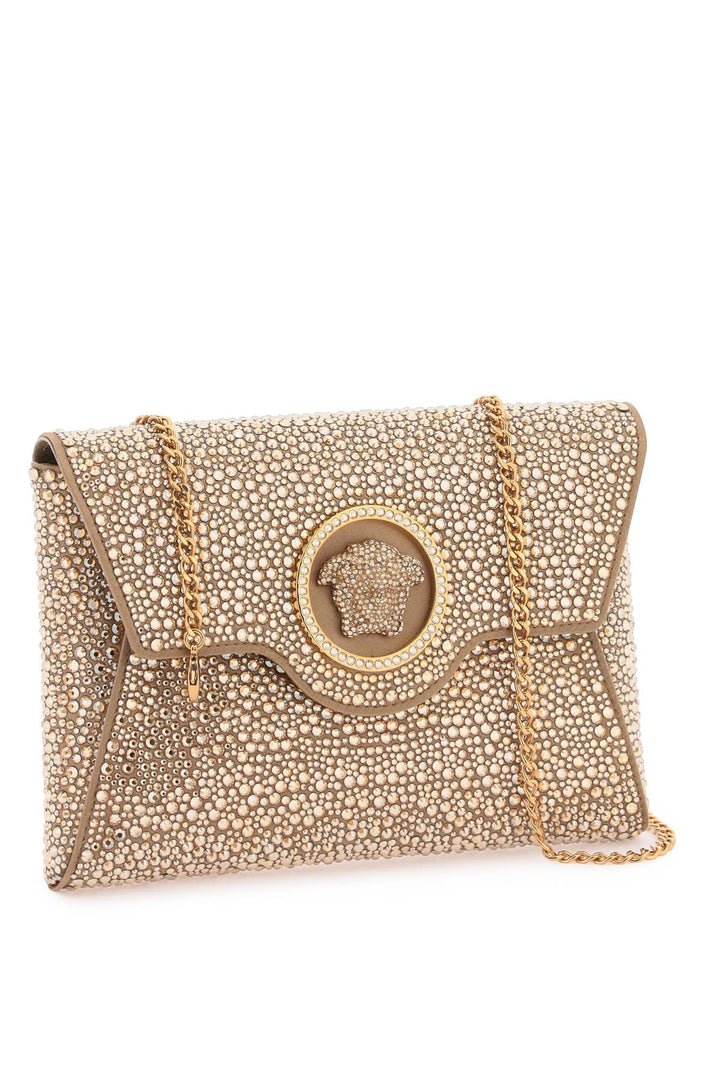 La Medusa Envelope Clutch With Crystals - Versace - Women