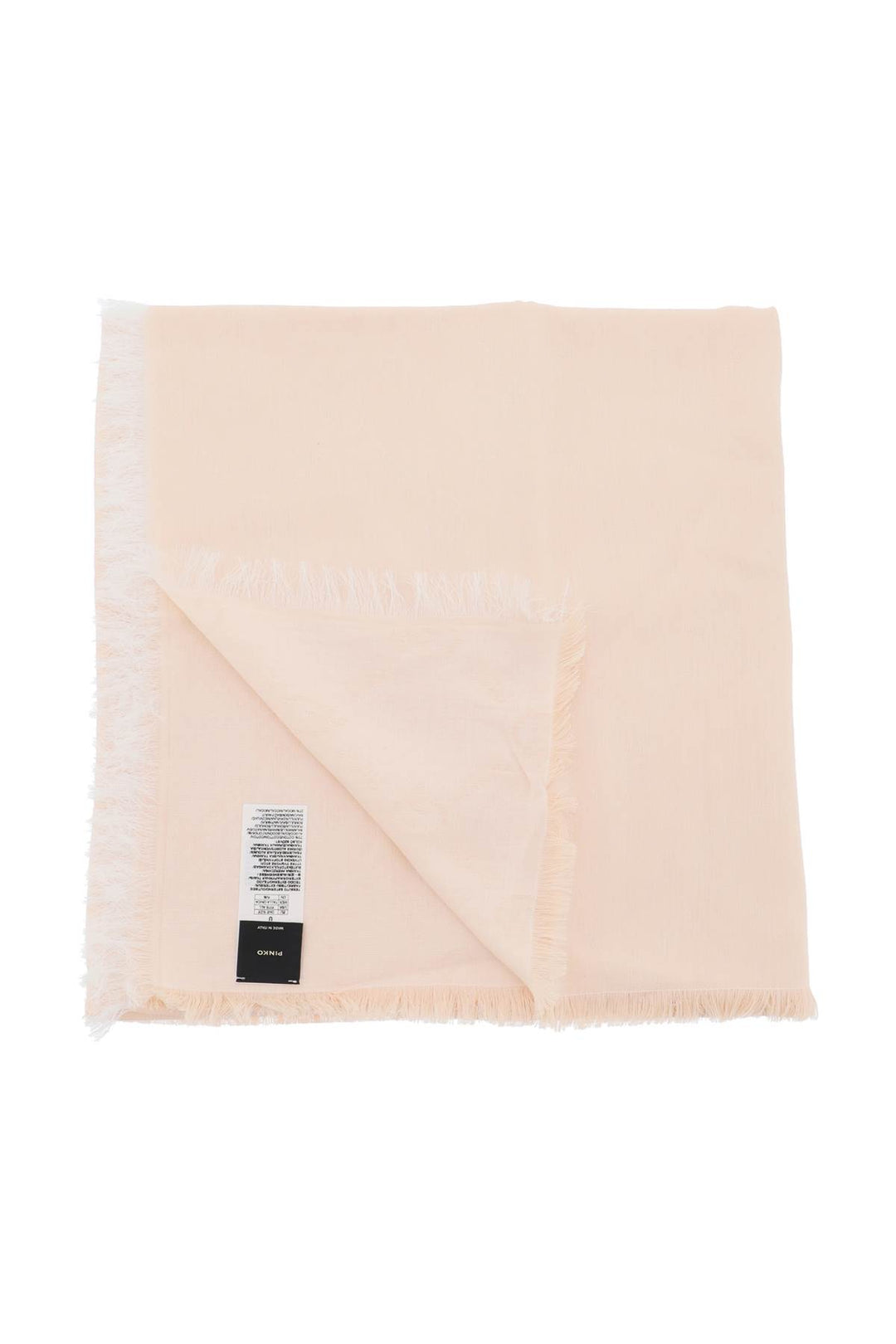 Monogram Cotton Stole - Pinko - Women