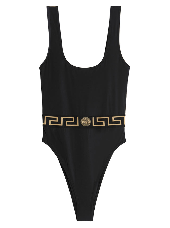 Greca E Medusa Beachwear Black