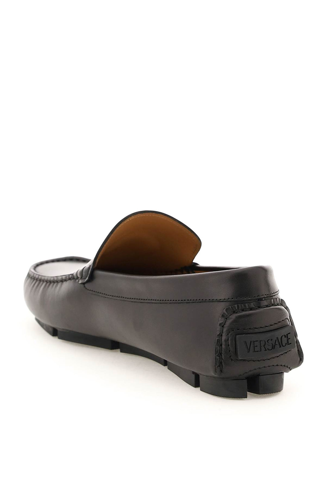 La Medusa Leather Loafers - Versace - Men