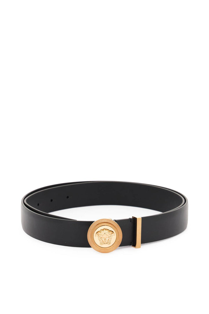 Medusa Biggie Leather Belt - Versace - Men