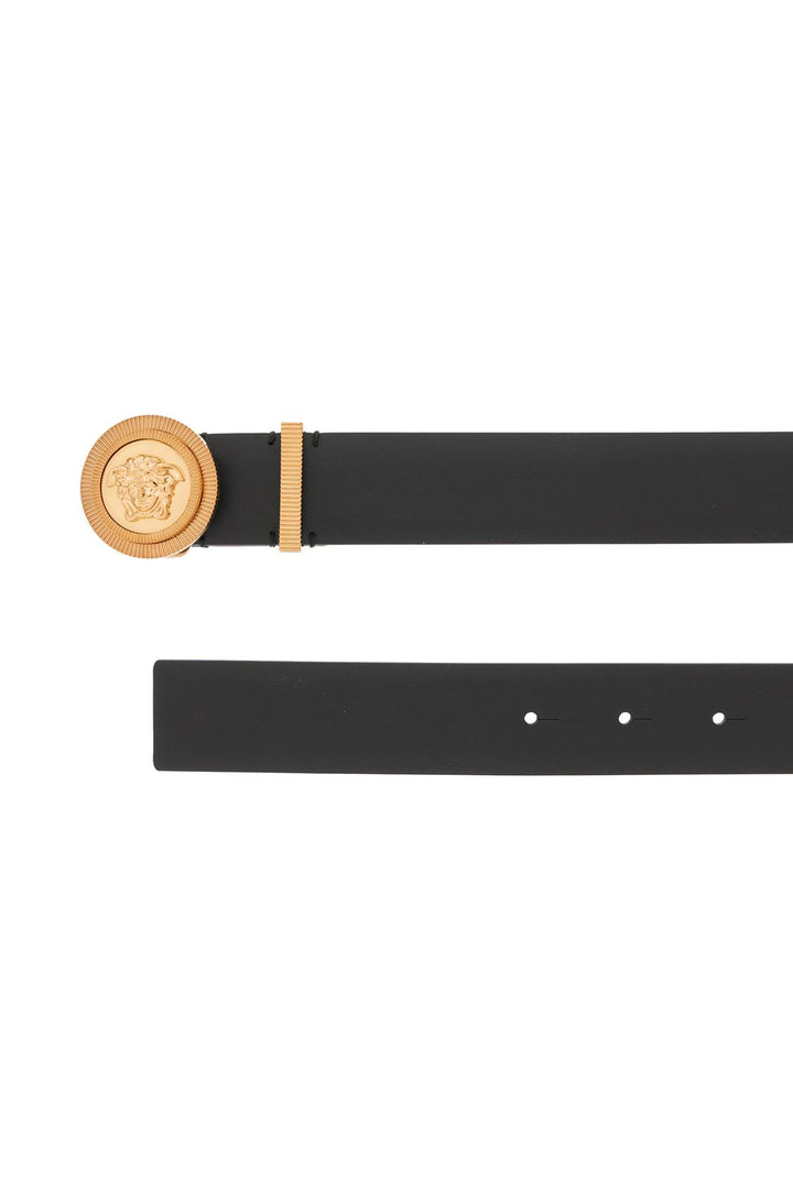 Medusa Biggie Leather Belt - Versace - Men