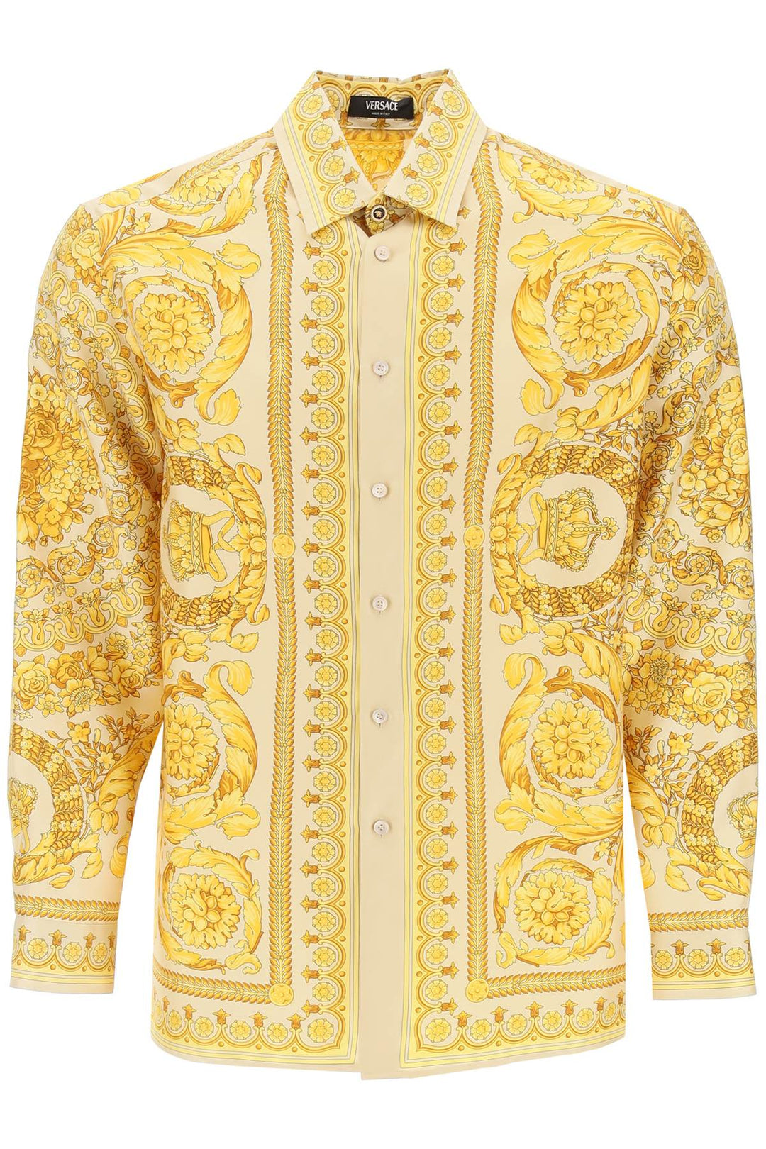 Barocco Silk Shirt - Versace - Men