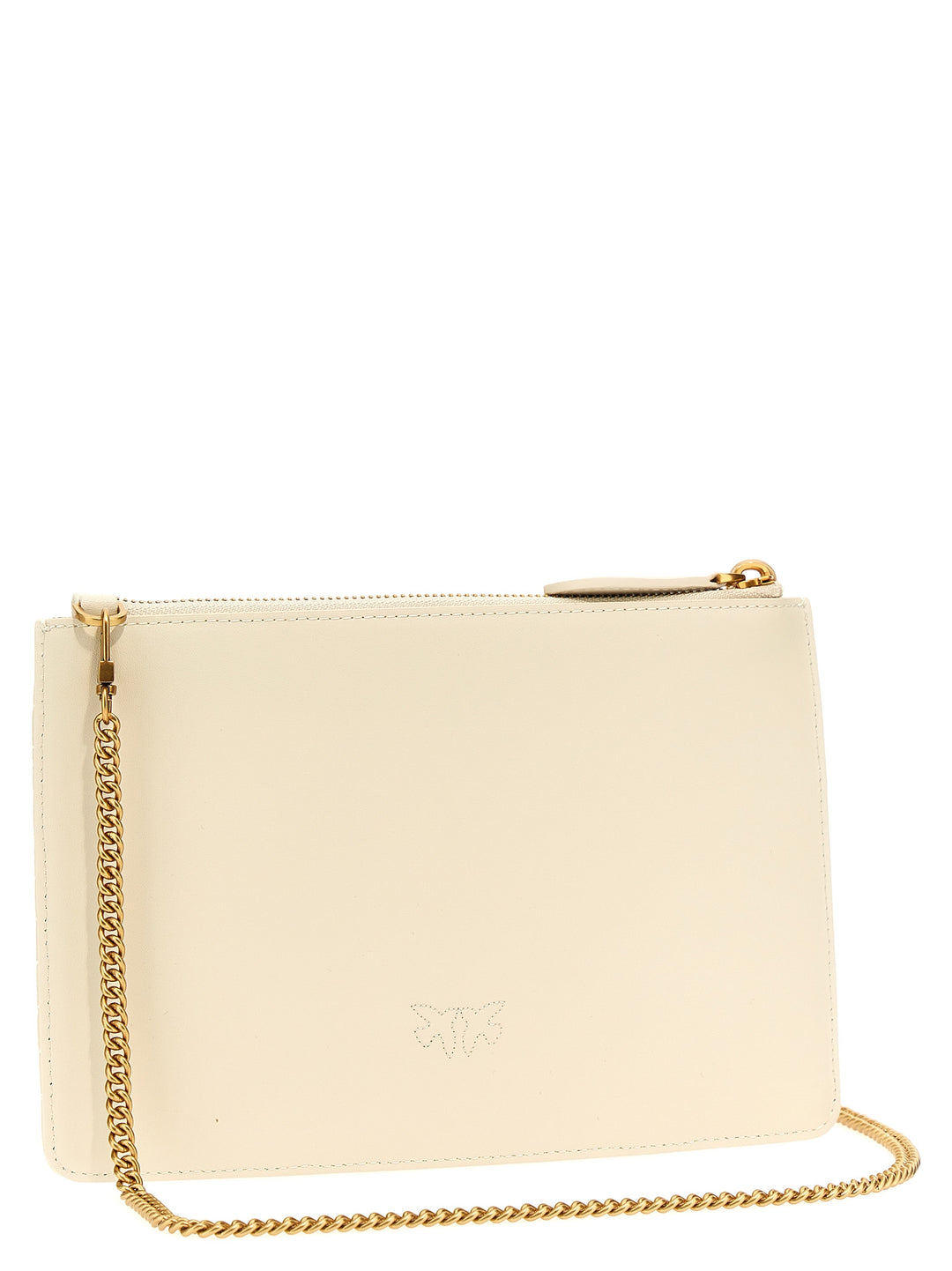 Classic Flat Love Bag Simply Clutch White