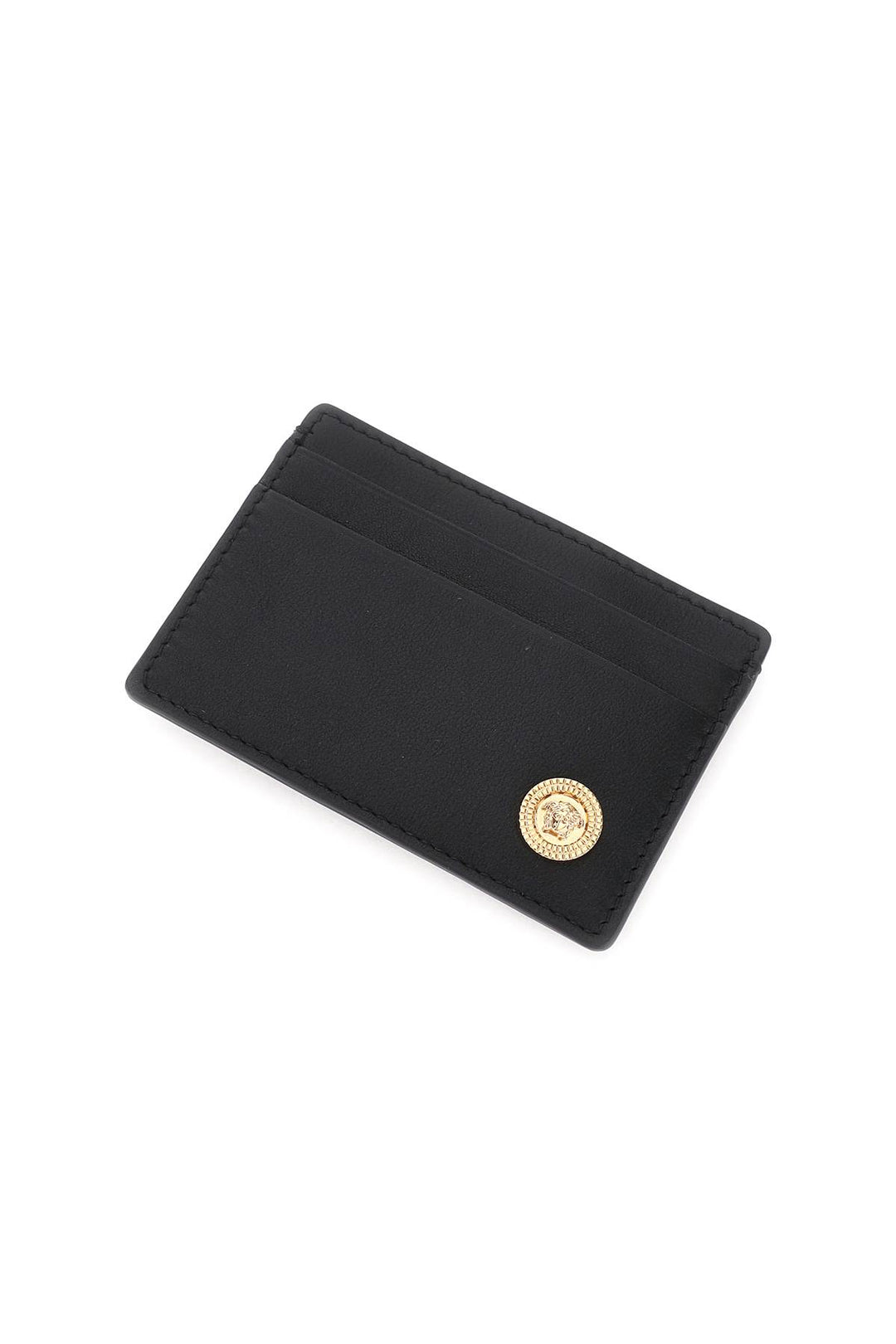 Leather Medusa Cardholder - Versace - Men