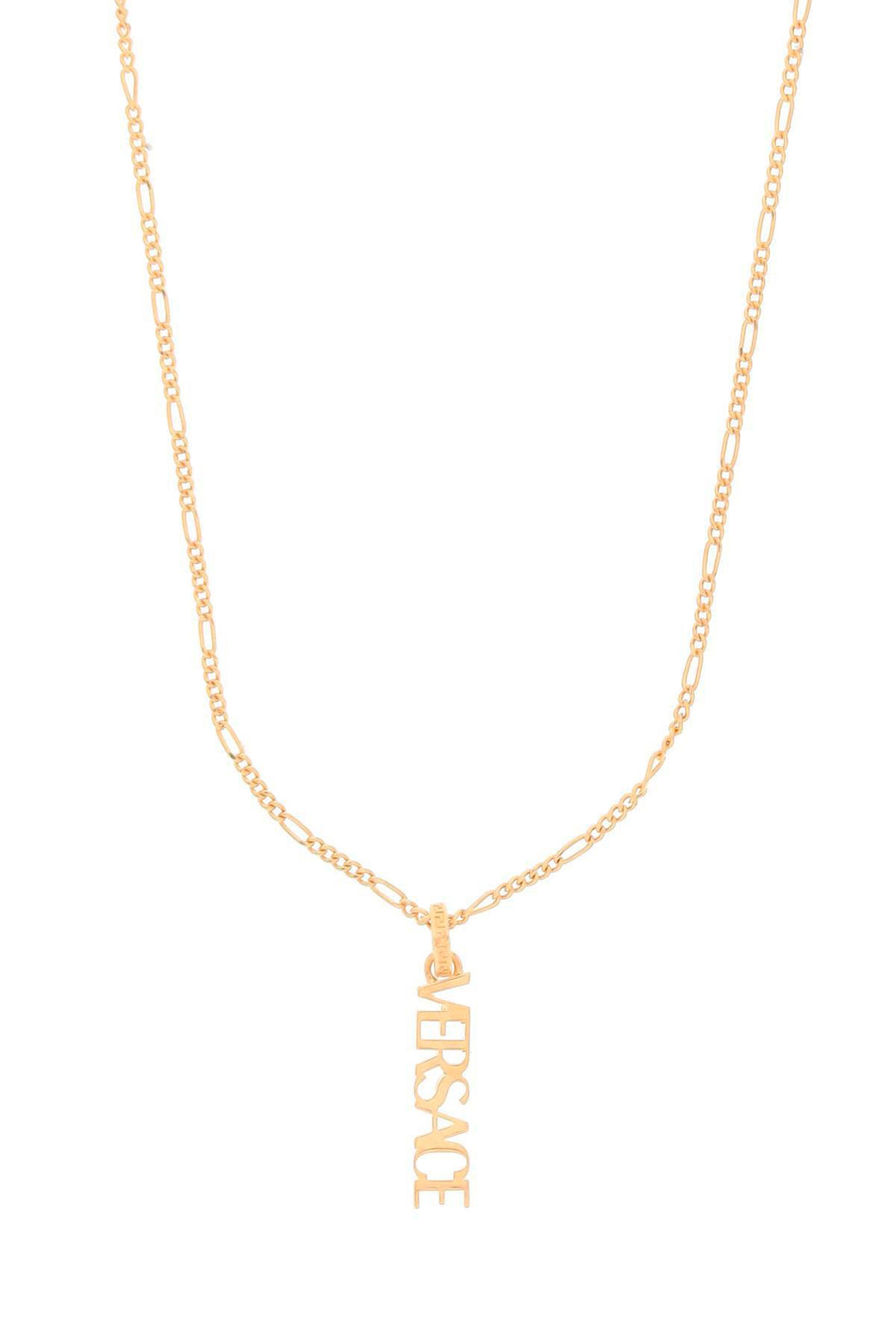 Medusa And Logo Necklace - Versace - Men