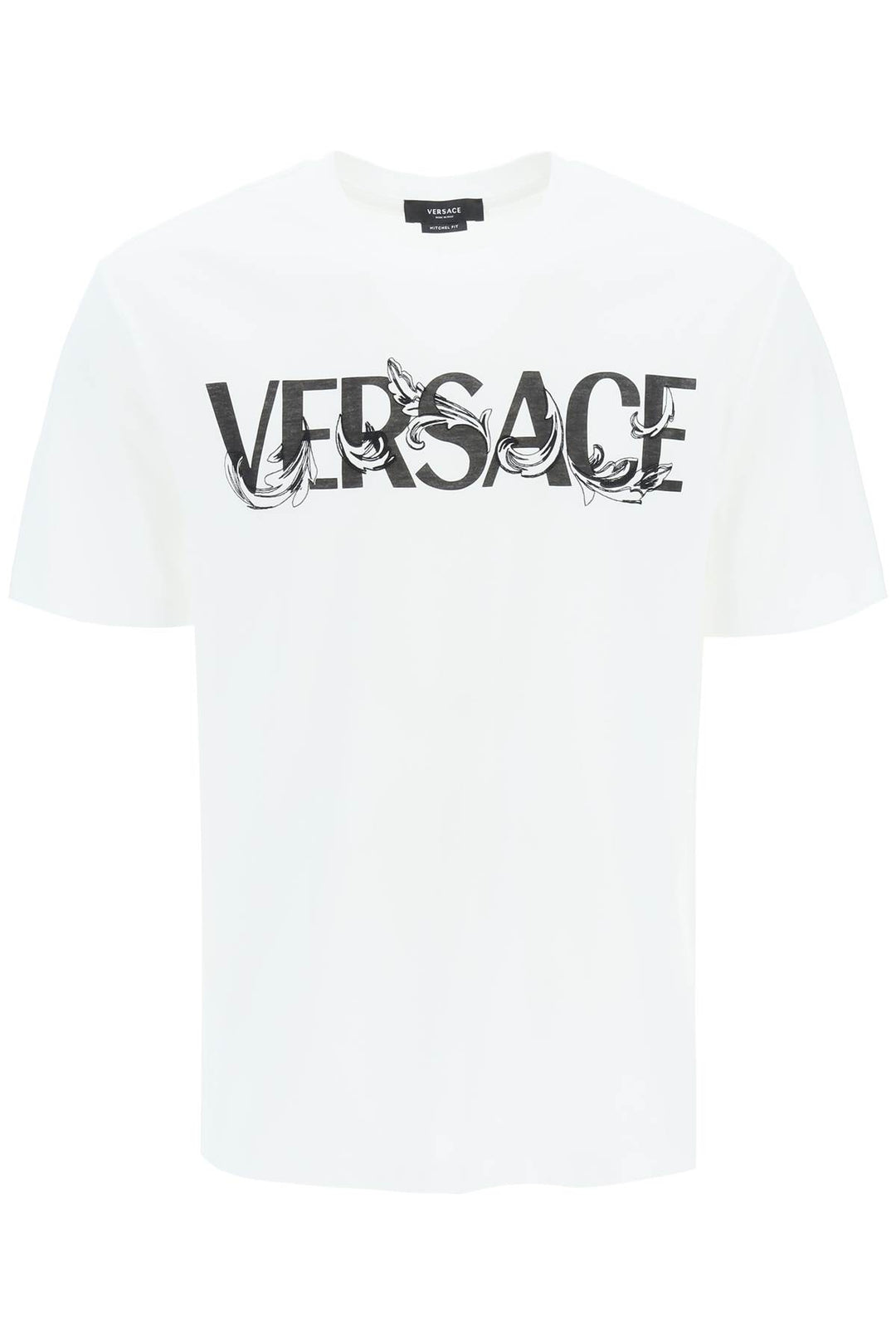 Cotton Logo T Shirt - Versace - Men