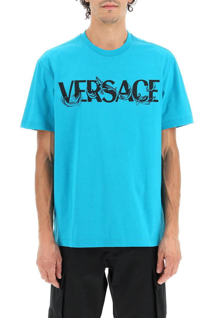 Mitchel Fit Logo T Shirt - Versace - Men