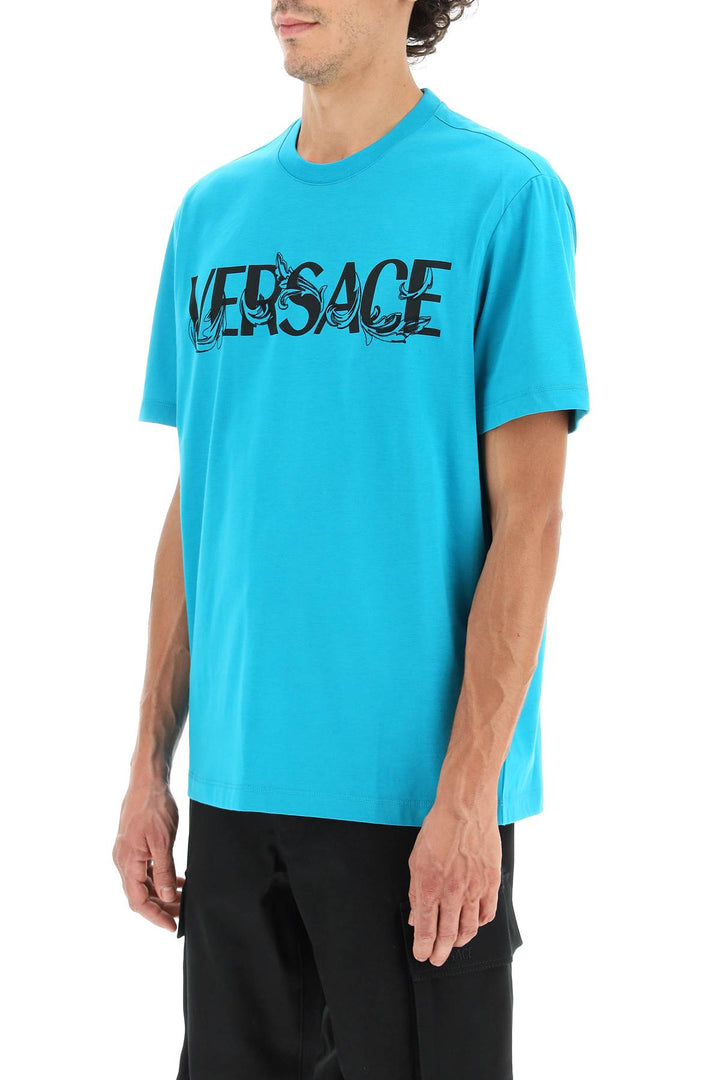 Mitchel Fit Logo T Shirt - Versace - Men