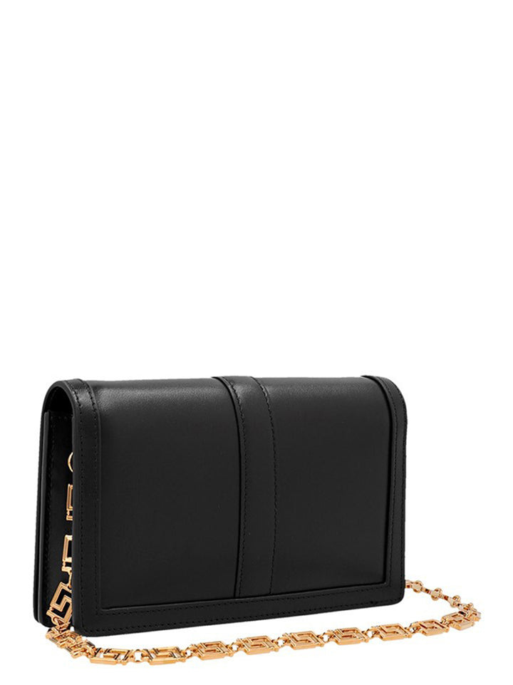 Greca Goddess Clutch Black