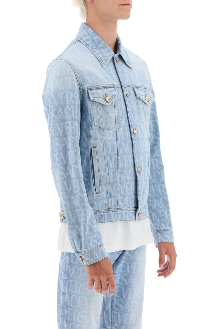 Versace Allover Denim Jacket - Versace - Men