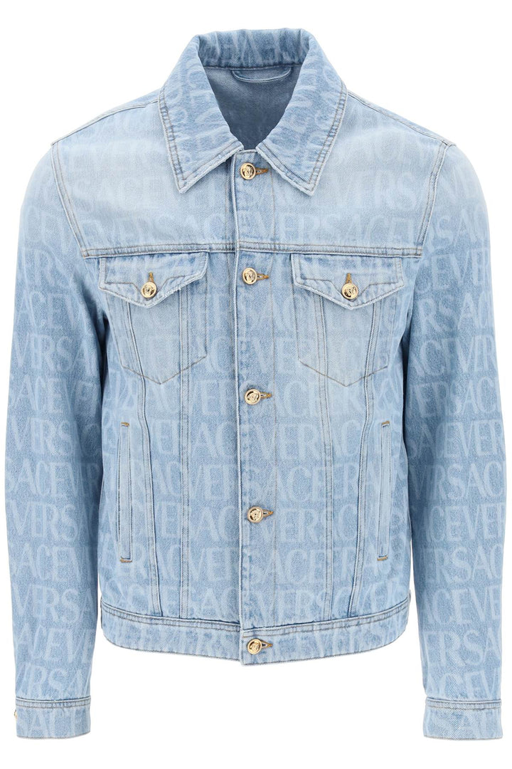 Versace Allover Denim Jacket - Versace - Men