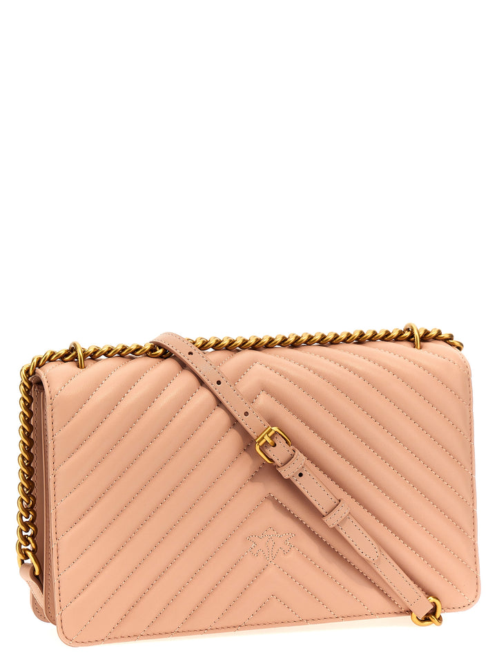 Classic Love Bag One Crossbody Bags Pink