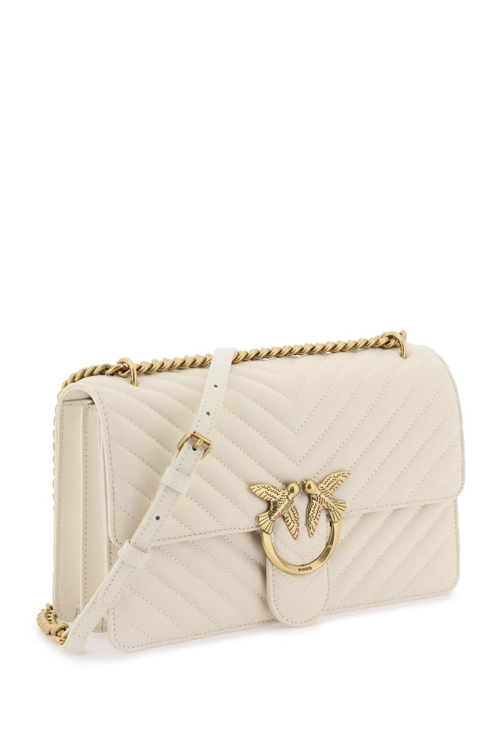 Chevron Quilted Classic Love Bag One - Pinko - Women