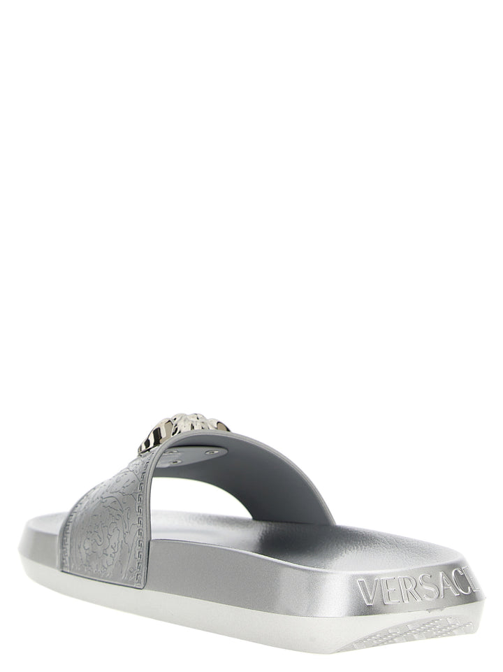 Medusa Sandals Silver