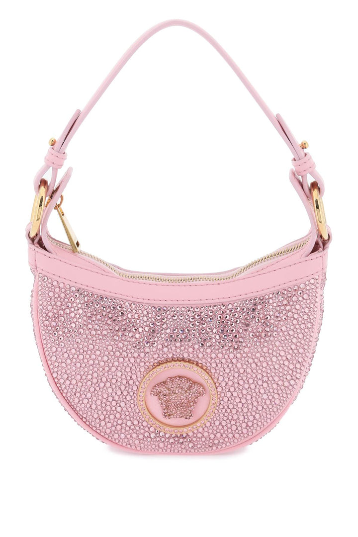 Repeat Mini Hobo Bag With Crystals - Versace - Women