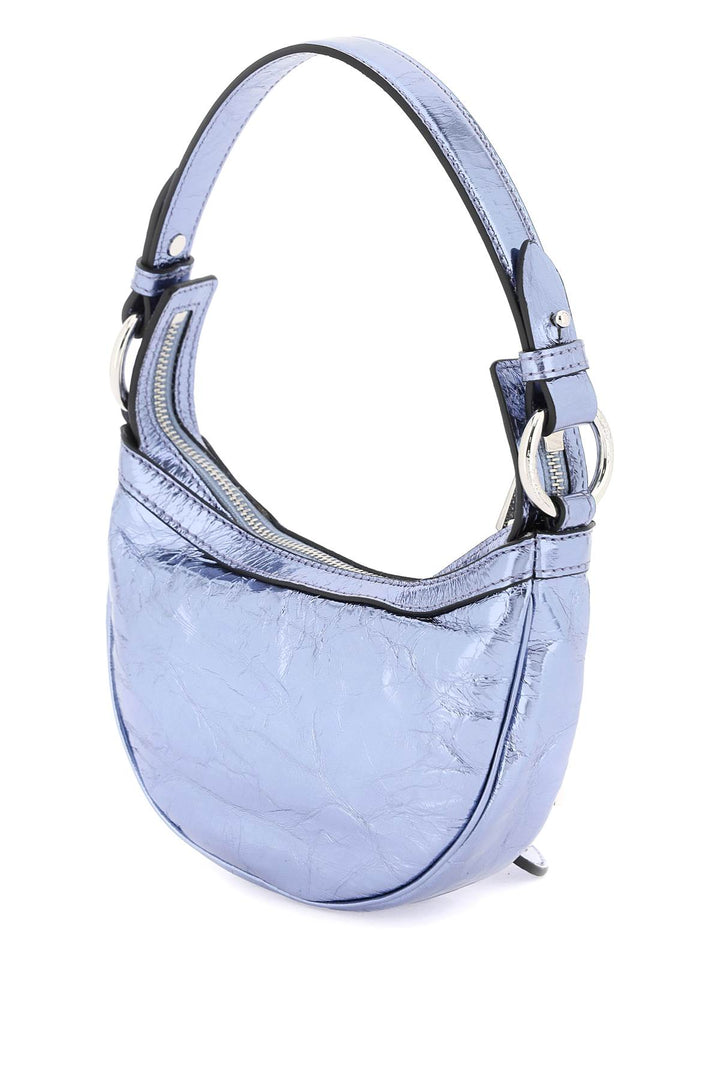 Metallic Leather 'Repeat' Mini Hobo Bag - Versace - Women