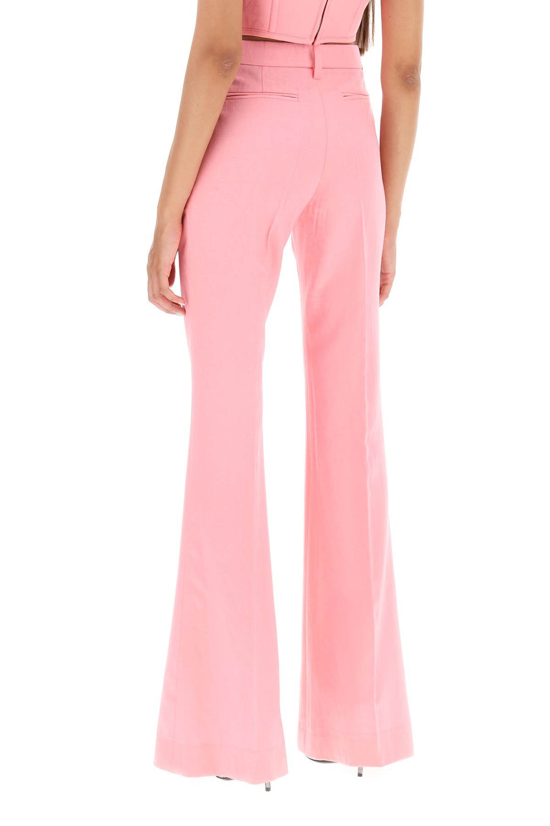 Low Waisted Flared Trousers - Versace - Women