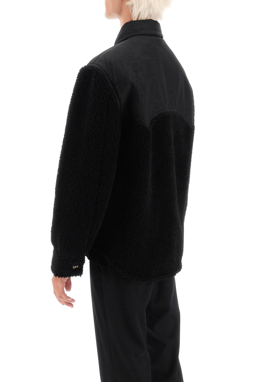 Barocco Silhouette Fleece Jacket - Versace - Men